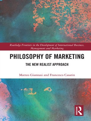 cover image of Philosophy of Marketing